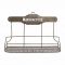 ПОЛКА ДЛЯ БАНОЧЕК, COMPTOIR DE FAMILLE,  JAR SHELF MANUFACTURE MODERNE GREY 40X16.5XH27CM IRON, АРТИКУЛ 112340