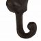 КРЮЧОК, COMPTOIR DE FAMILLE,  HOOK CAT CAMPAGNE BROWN 5X17X3CM CAST IRON, АРТИКУЛ 201189