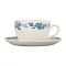 ЧАШКА ЧАЙНАЯ С БЛЮДЦЕМ "ФАУСТИНА СИНЯЯ" FAUSTINE 250 МЛ, Comptoir De Famille, Артикул 201270