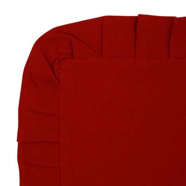 Плейсмат с оборками , красный 45X30 см хлопок Comptoir de Famille