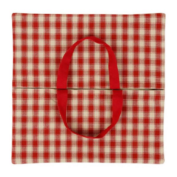 сумка для пирога Красный клеткта 40X40 см хлопок Comptoir de Famille