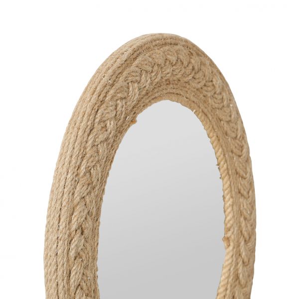 Зеркало круглое CHAUMIERE натуральный D45 см МДФ, Джут, Зеркало Comptoir de Famille