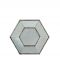 Зеркало ШЕСТИУГОЛЬНОЕ  MIRROR HEXAGONAL ANTIQUE BRONZE 35,5X35,5X3,5 MDF COTE TABLE, Арт,: 22814