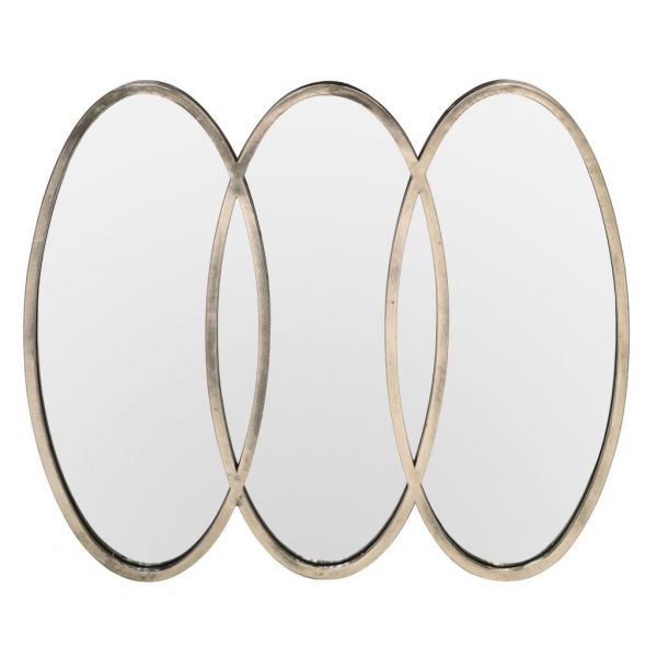 Зеркало  MIRROR OLYMPE BRONZE 107X88X2,7CM IRON+MIRROR COTE TABLE, Арт,: 22973