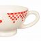 Чашка для завтрака "Красные шашечки", COMPTOIR DE FAMILLE,   DAMIER 450 мл., каменная керамика, АРТИКУЛ 2370