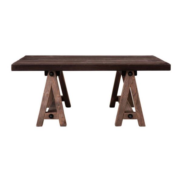 СТОЛ BASSE COFFE TABLE AUSTIN NATURAL+BROWN 100x80x40CM COTE TABLE, Арт,: 30212