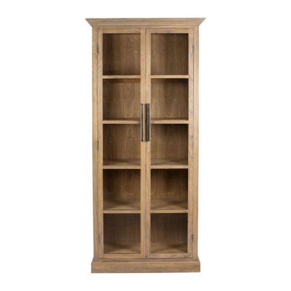 CABINET  CABINET CAMILLE NATURAL 97X45XH217CM ELM+PLYWOOD COTE TABLE, Арт,: 34627
