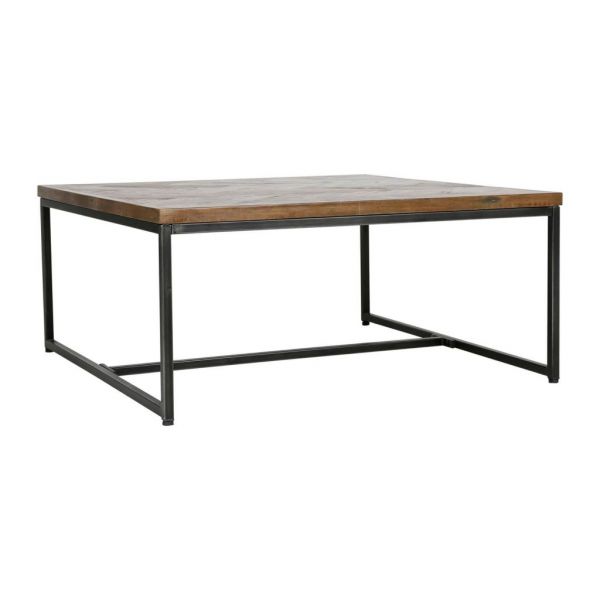 Кофейный столик, COFFEE TABLE CIRCELLE NT+BLACK 90X90XH40 WOOD+IRON ,Cote Table ,Арт,: 35992