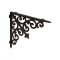 КРОНШТЕЙН ДЛЯ ПОЛКИ, COMPTOIR DE FAMILLE,  BRACKET FOR SHELF MODULE NAT 20X20X2.9CM CAST IRON, АРТИКУЛ 639