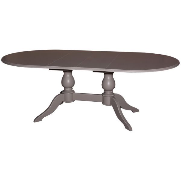 СТОЛ ОВАЛЬНЫЙ Oval table 2 legs 160/230x120х78см., АРТ.GR379