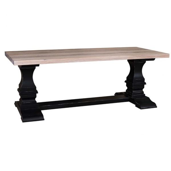 СТОЛ ПРЯМОУГОЛЬНЫЙ Colonial pillar leg dining table 210 x 90*78 СМ., pine top АРТ.GR576